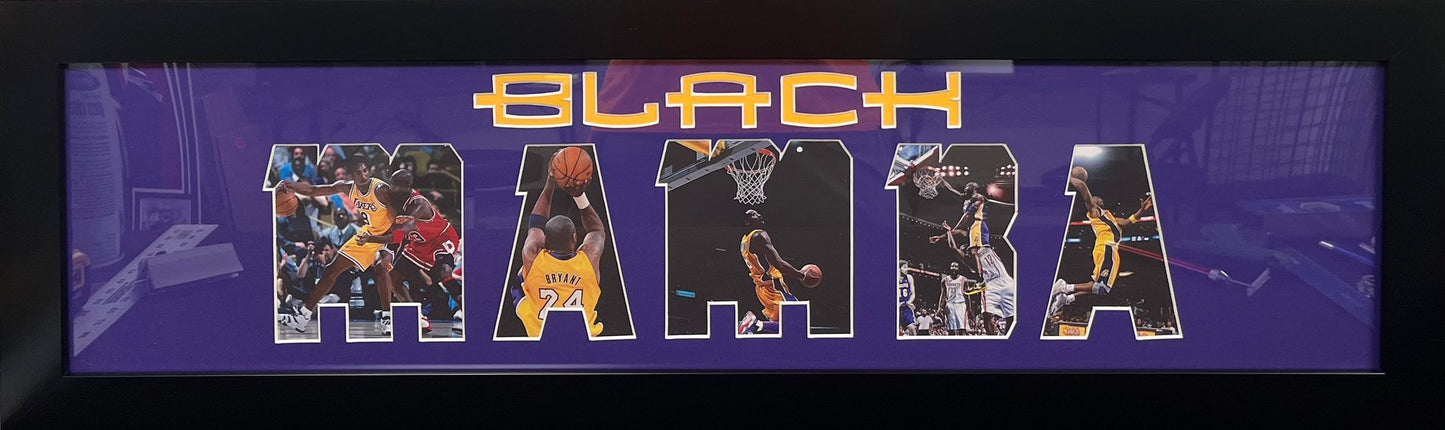 Black Mamba - Kobe Bryant Plaque