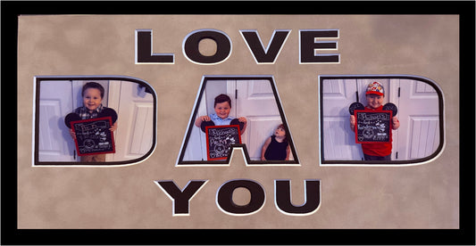 "Love You" Dad Plaque