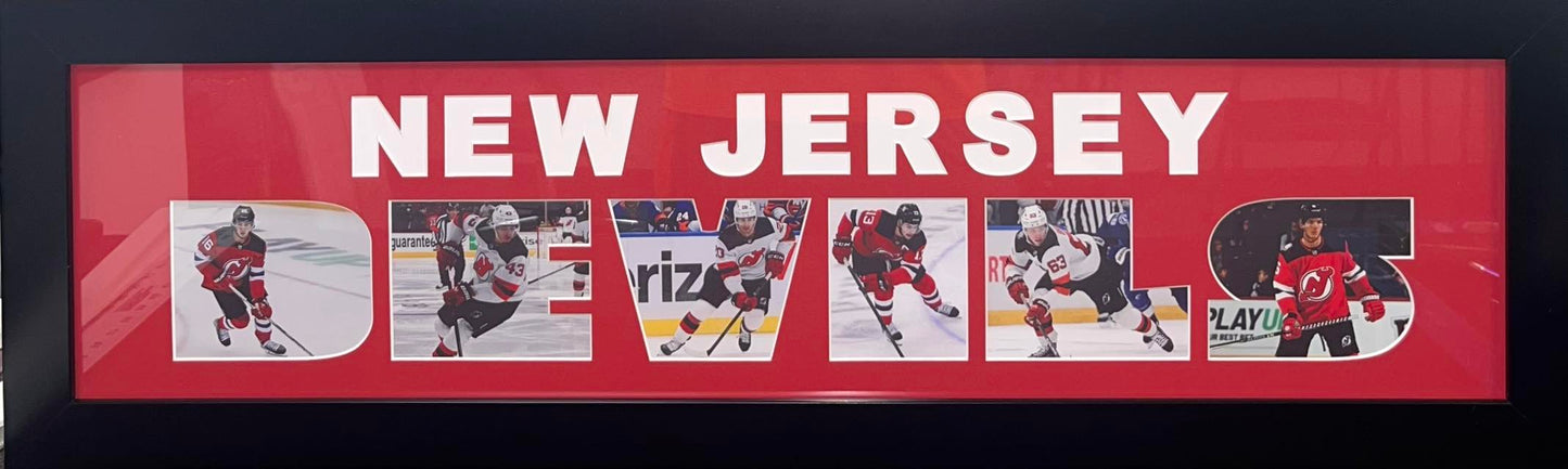 NJ Devils All-Time Greats Team Plaque