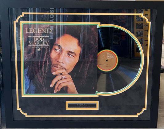 Bob Marley and the Wailers 24x20" Framed Vinyl Record - Legend