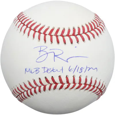 Ben Rice Signed OMLB Baseball with Case and Inscription (Authenticated)