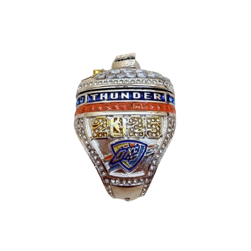 2025 OKC Thunder Finals Replica Ring with Pop-off top and hidden ring (with Case)